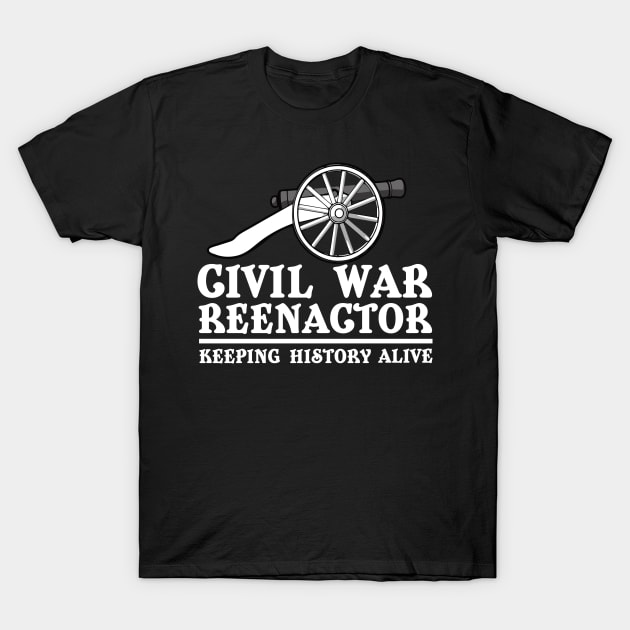 Civil War Reenactor T-Shirt by thingsandthings